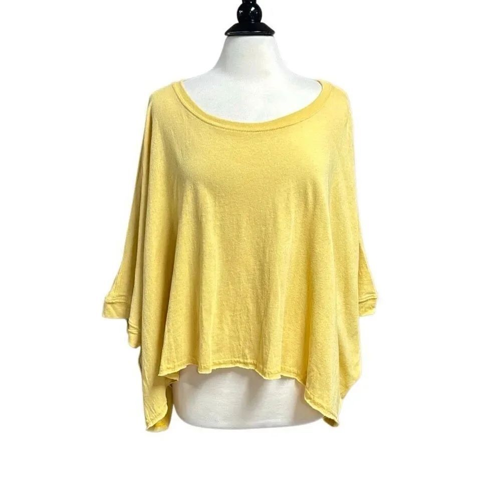 Urban Daizy Women’s Mustard Oversized Swing Top Size Large